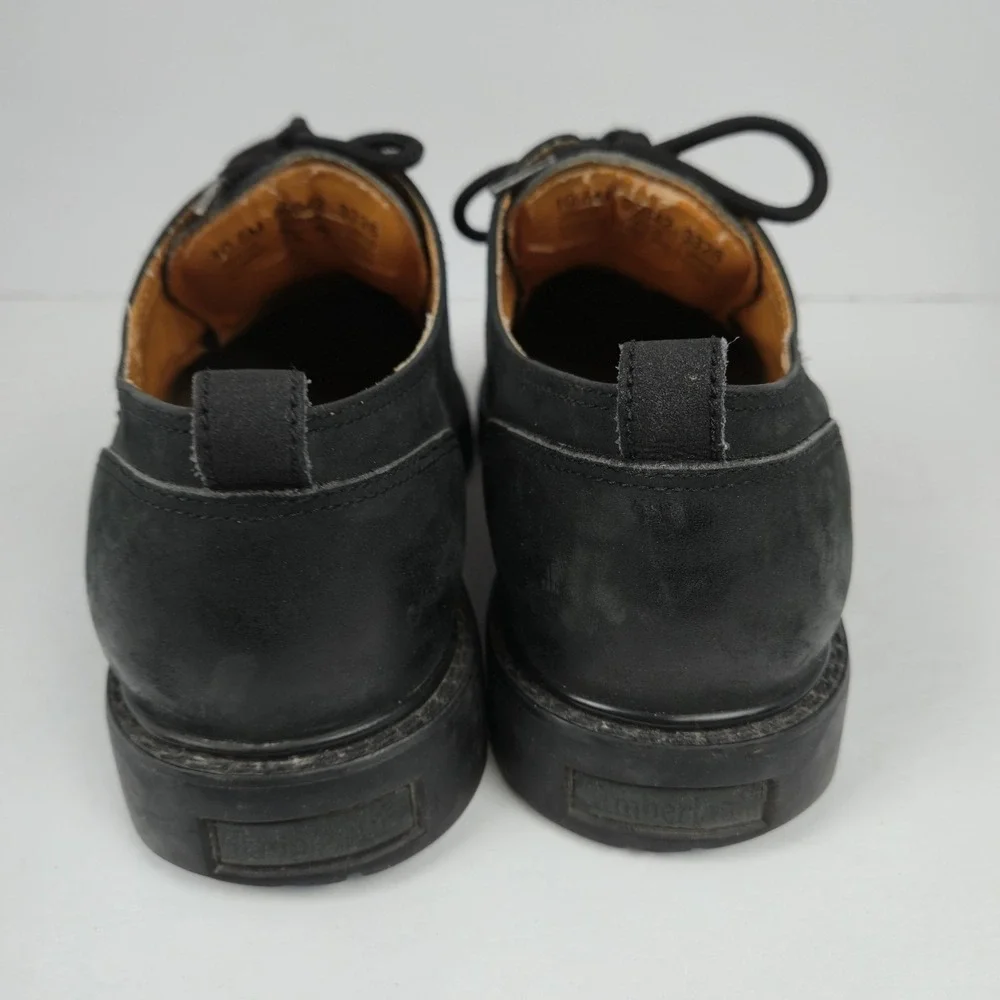 Timberland Shoes 95042 Black Nubuck‎ Waterproof Leather Oxford Men's 10.5 M READ